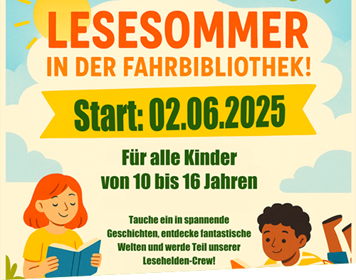 Plakat Lesesommer 2025