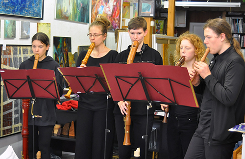 Blockflötenensemble der Musikschule Döbeln