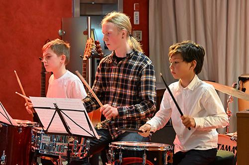 Percussiongruppe der Musikschule Döbeln