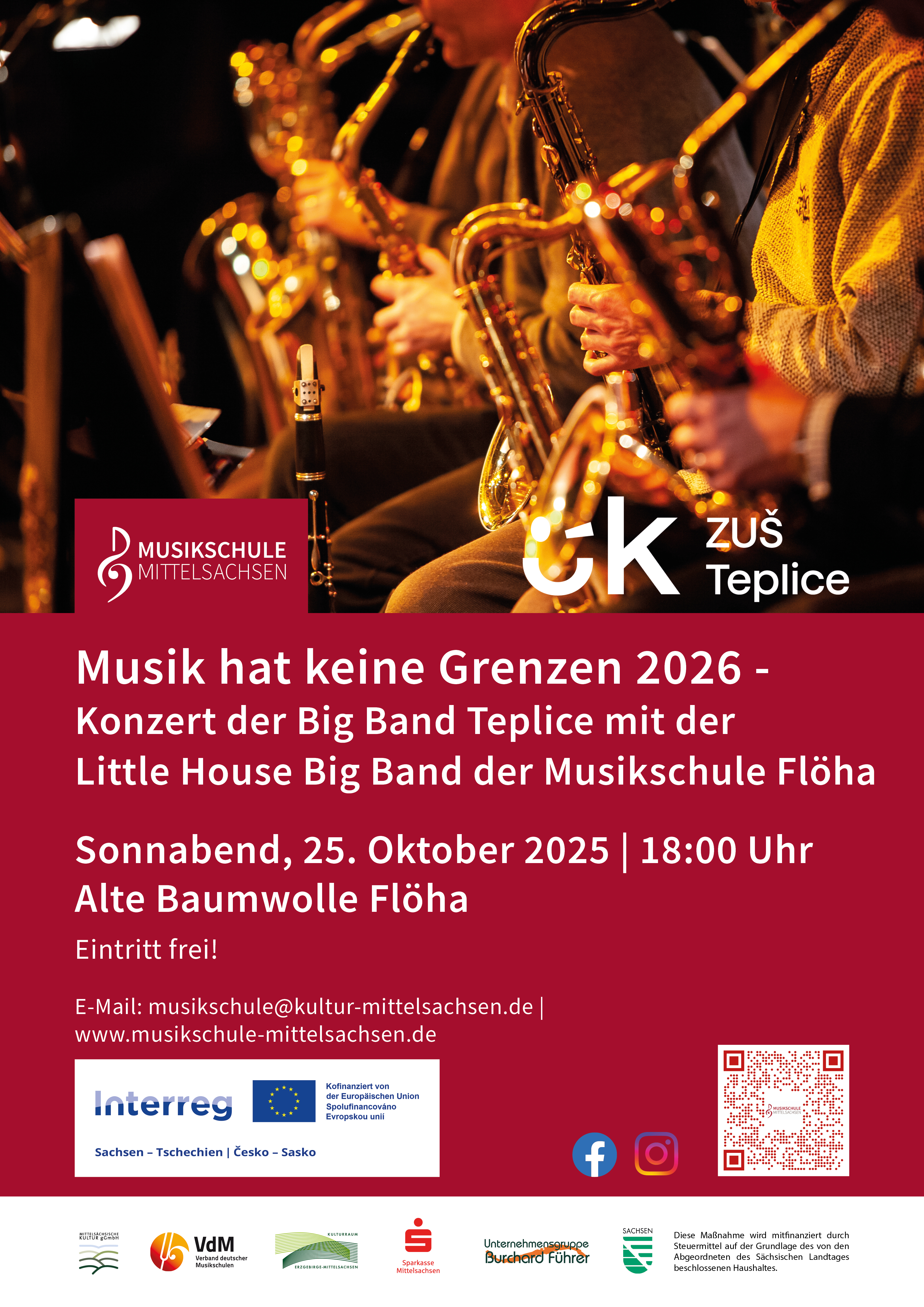 Konzert Big Bands Teplice und Flöha