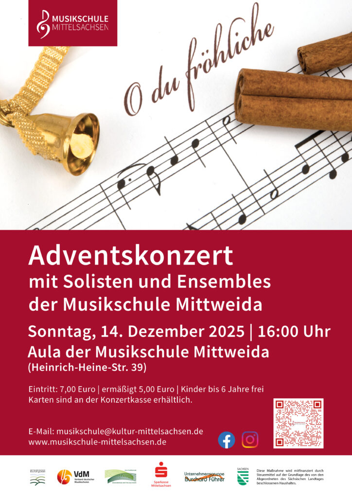 Plakat Adventskonzert Mittweida