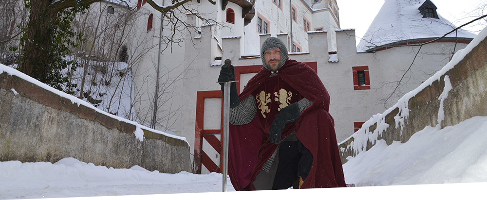 Ritter Günther vor dem Burgtor