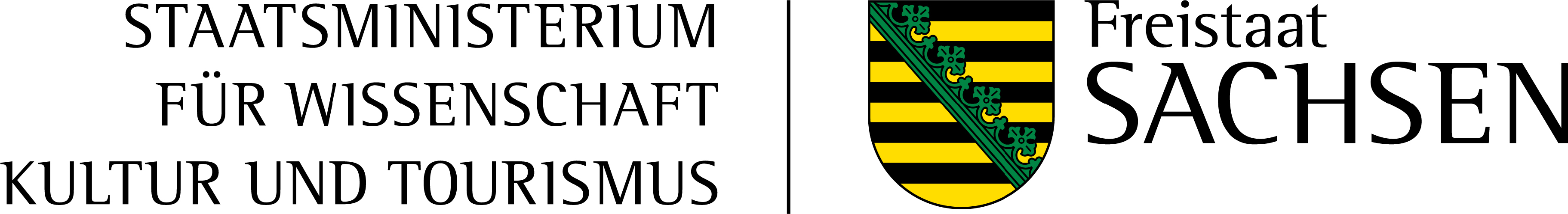 Logo vom Staatsministerium für Wissenschaft, Kultur und Tourismus im Freistaat Sachsen