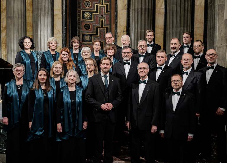 Gruppenfoto des Leipziger Synagogalchores