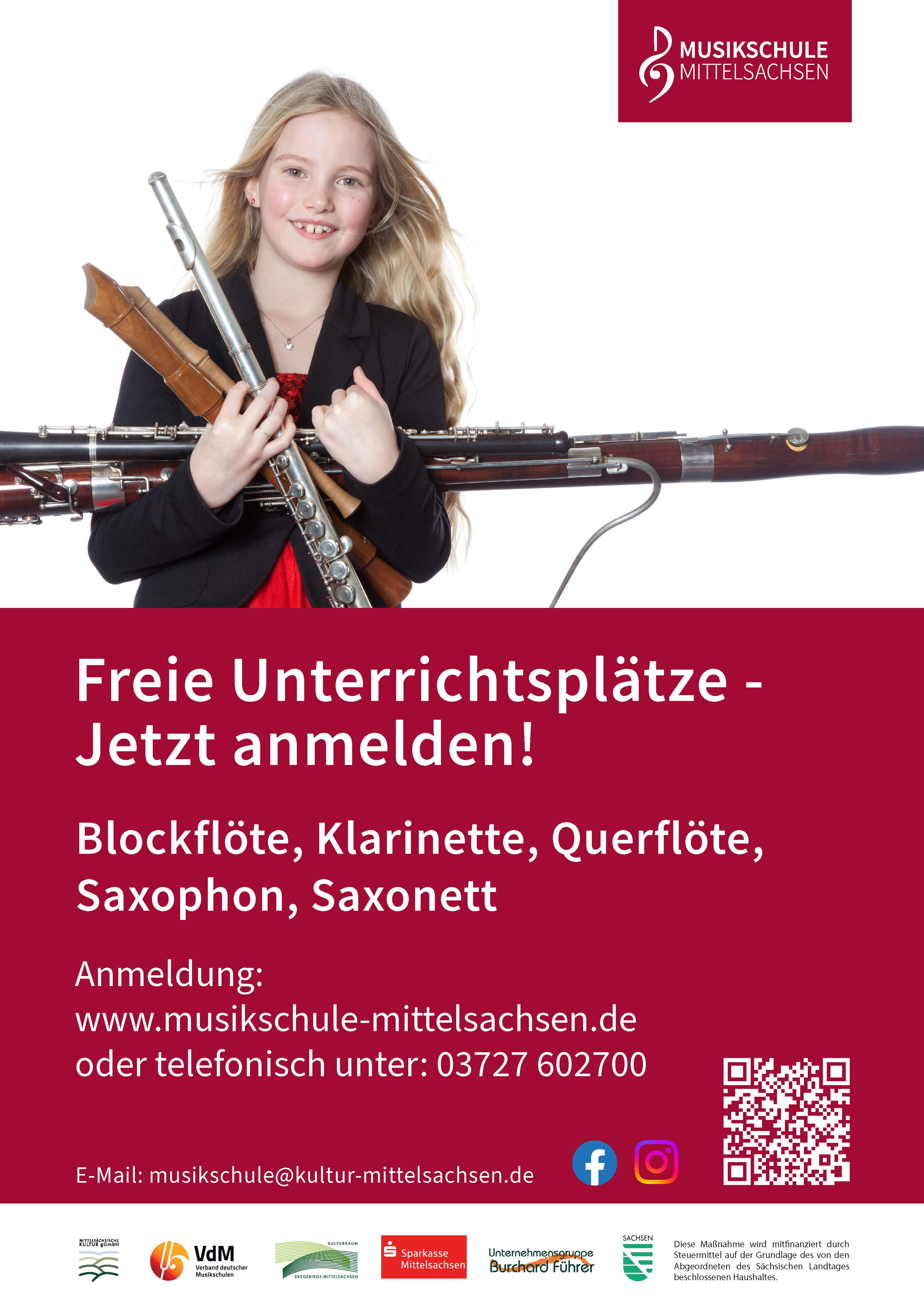 Freie Unterrichtsplätze