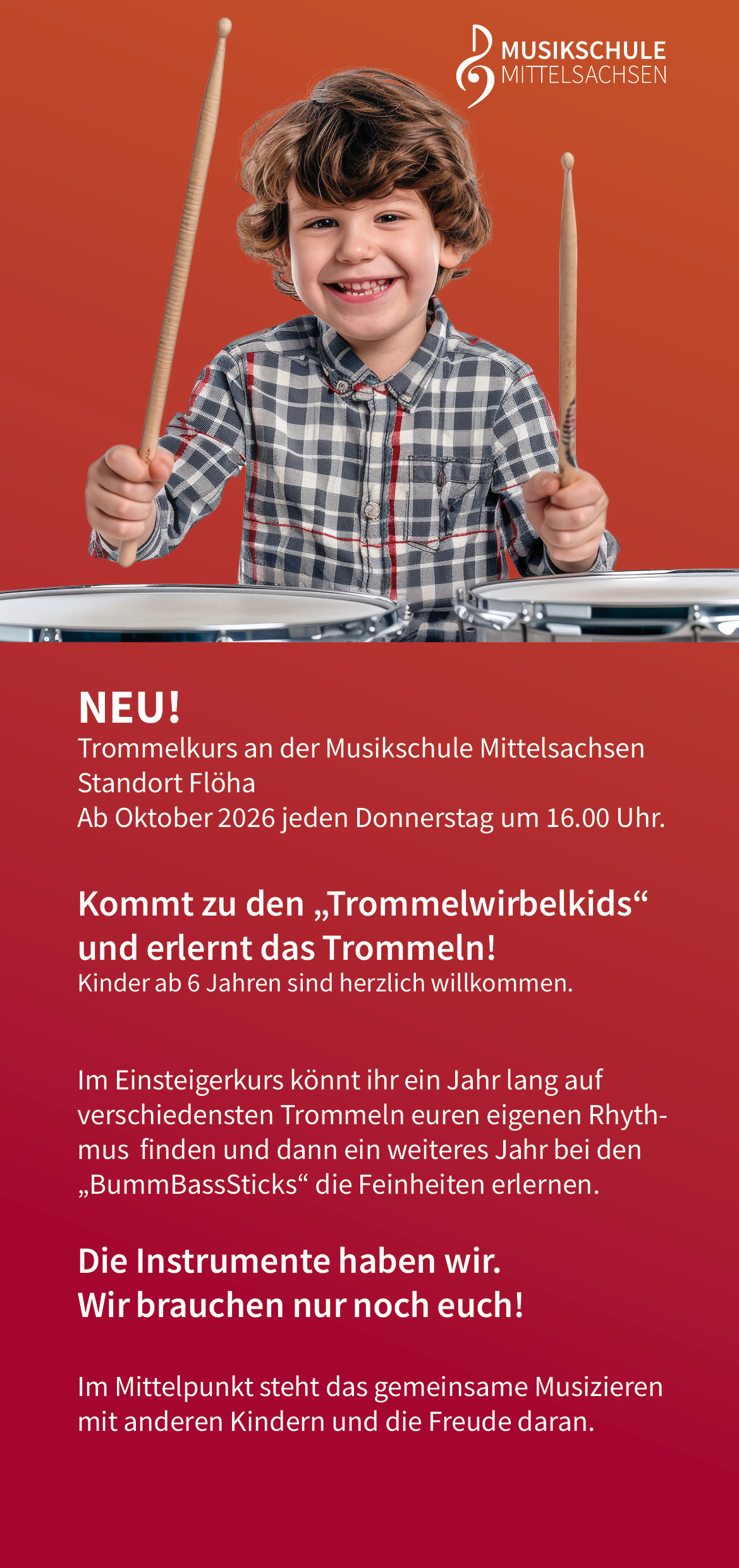 Flyer Trommelkurs